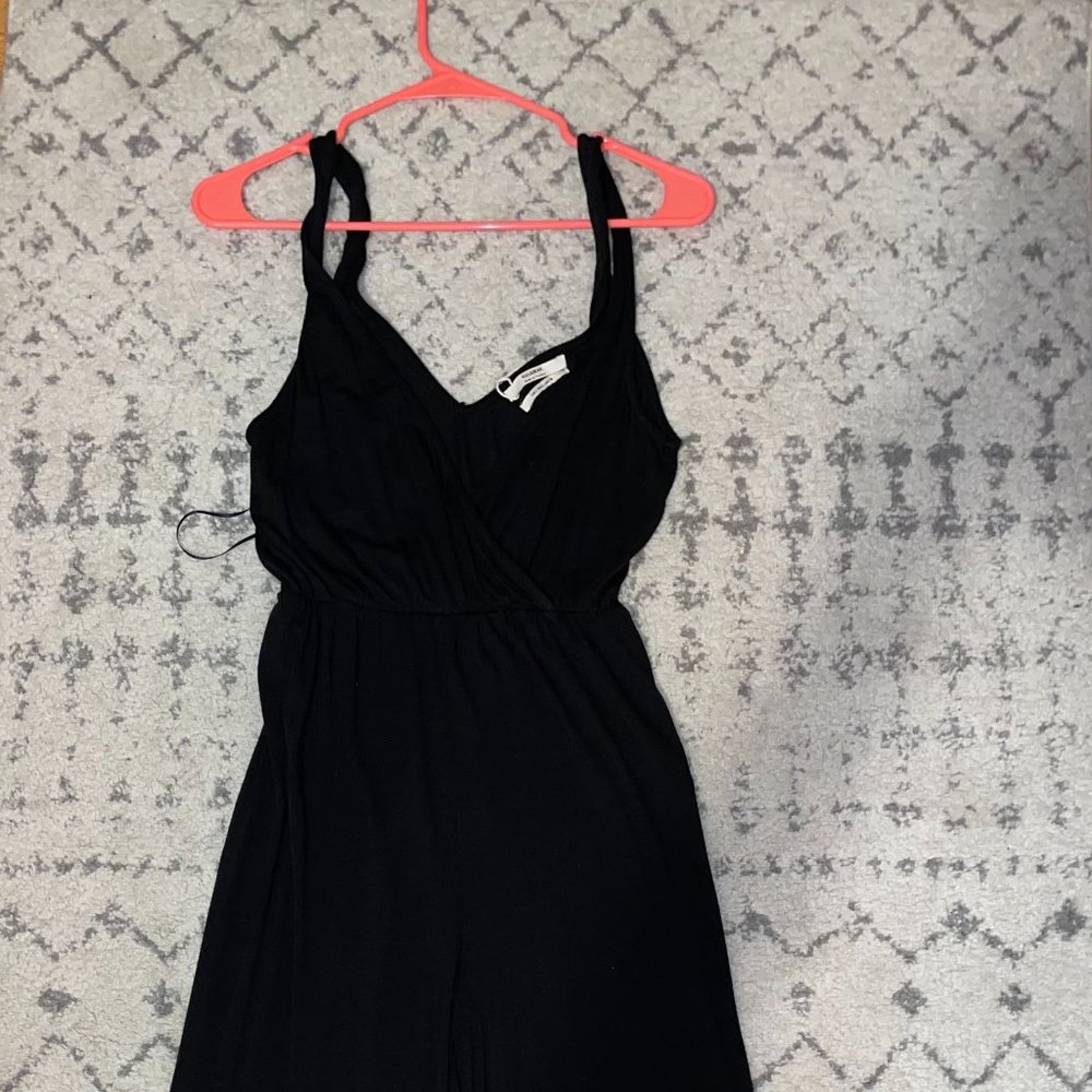 V-neck jumpsuit